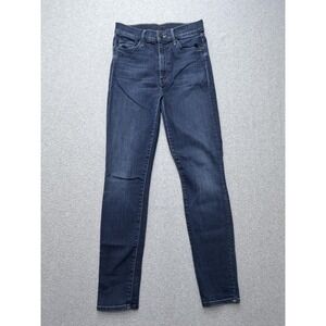 Mother Jeans Womens 26 Blue The Swooner High Rise Slim Ankle Stretch Denim Pants